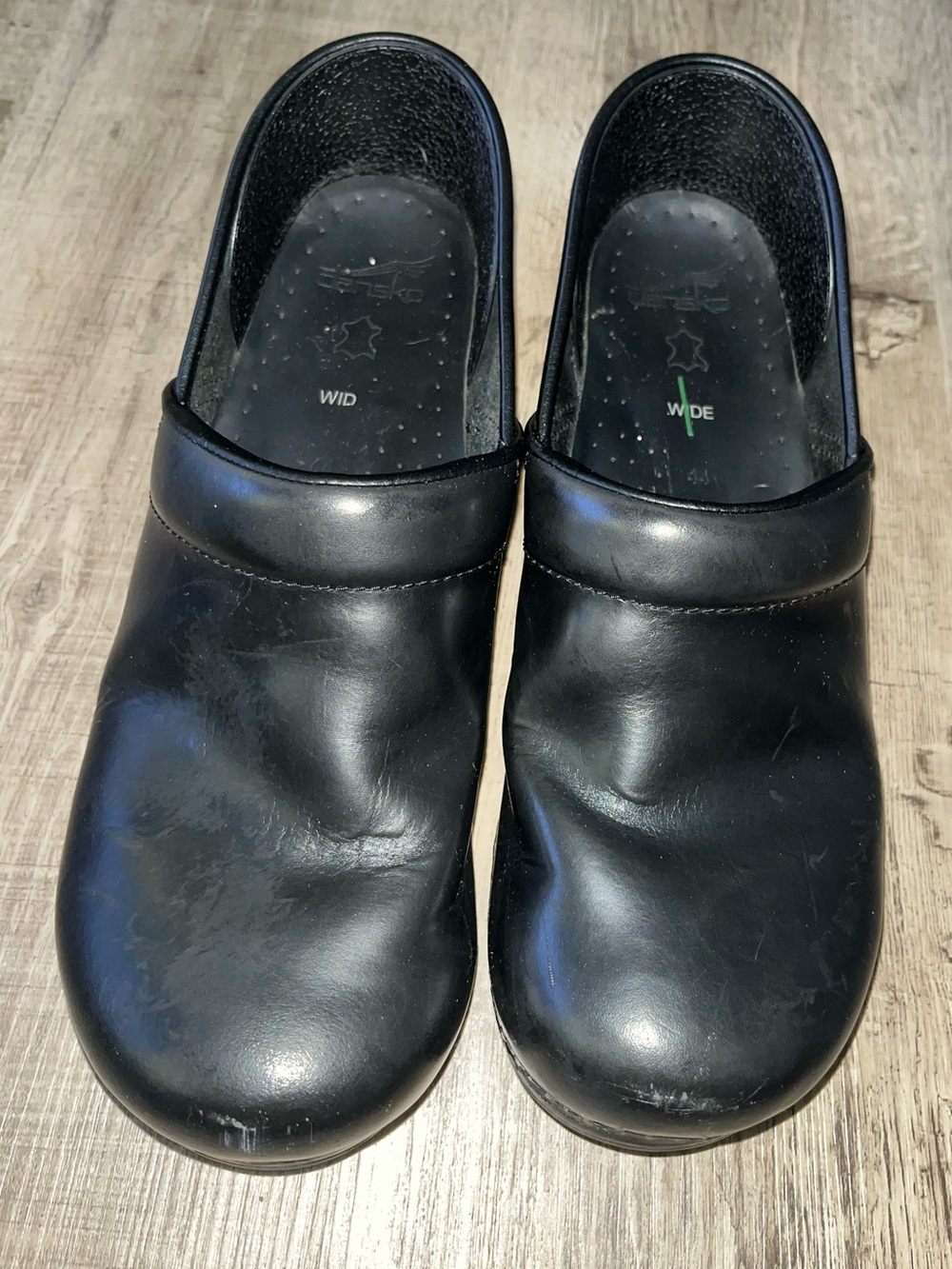 Dansko Wide Pro Cabrio Black Clog Shoes Size EU 44/Us 10.5/11 Men’s VGUC - Picture 3 of 6